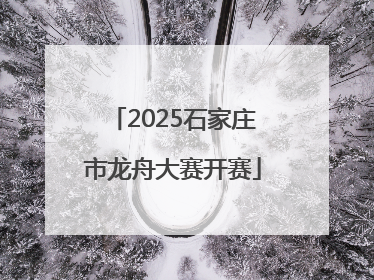 2025石家庄市龙舟大赛开赛