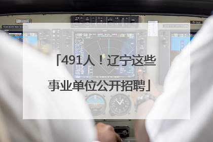 491人！辽宁这些事业单位公开招聘