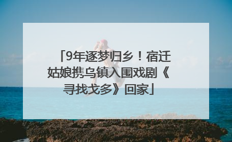 9年逐梦归乡！宿迁姑娘携乌镇入围戏剧《寻找戈多》回家
